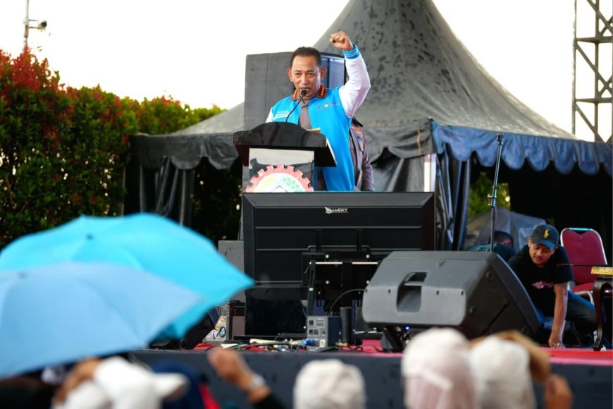 Kapolri Dorong Pekerja Tingkatkan Kompetensi dan Penguasaan Teknologi